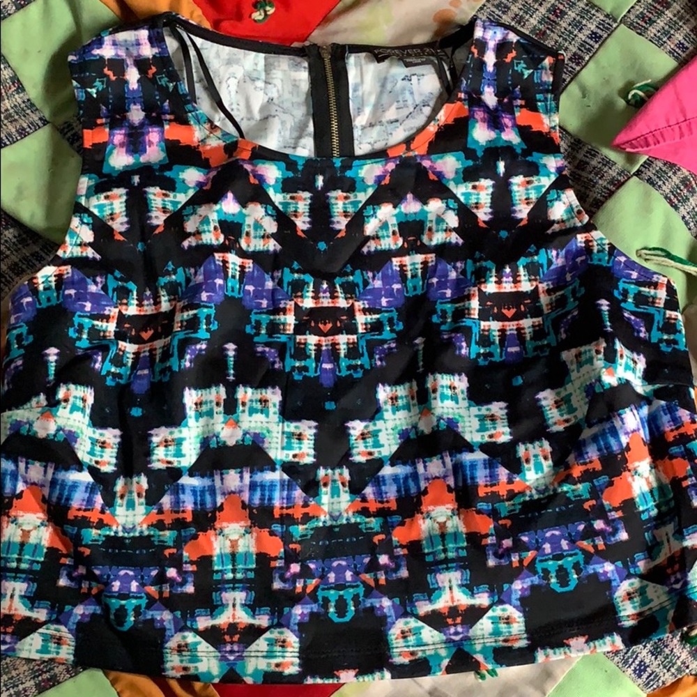 Forever 21 plus crop top